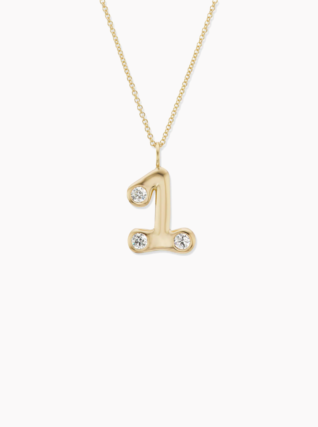 Bubble Pendant Necklace with Diamonds