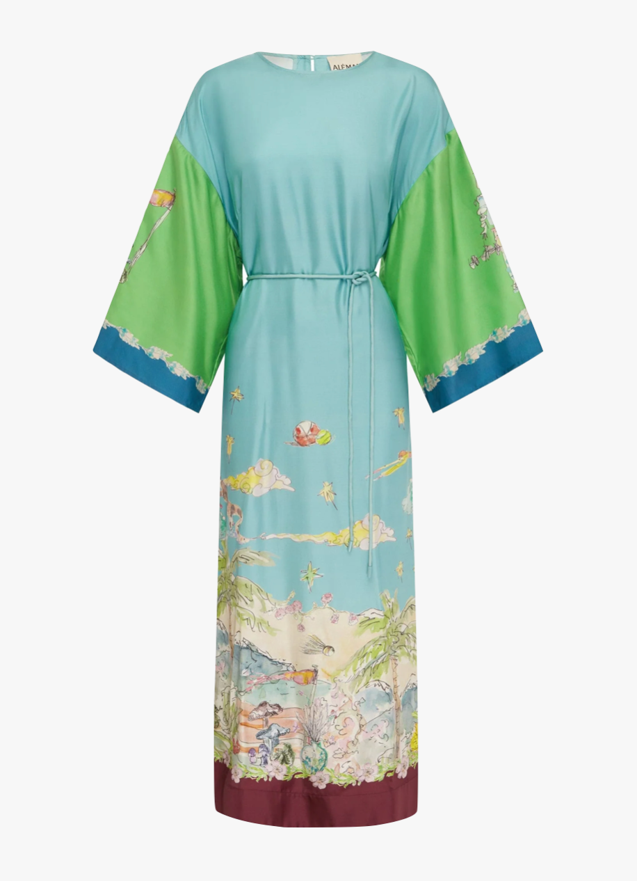 daria midi dress Daria Jacquard Midi Dress