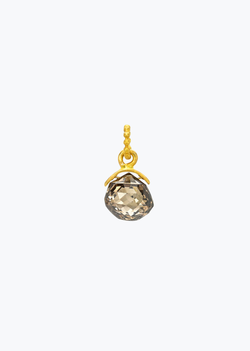 Camille Beinhorn Womens Fine Jewelry 22k gold Diamond Briolette Pendant
