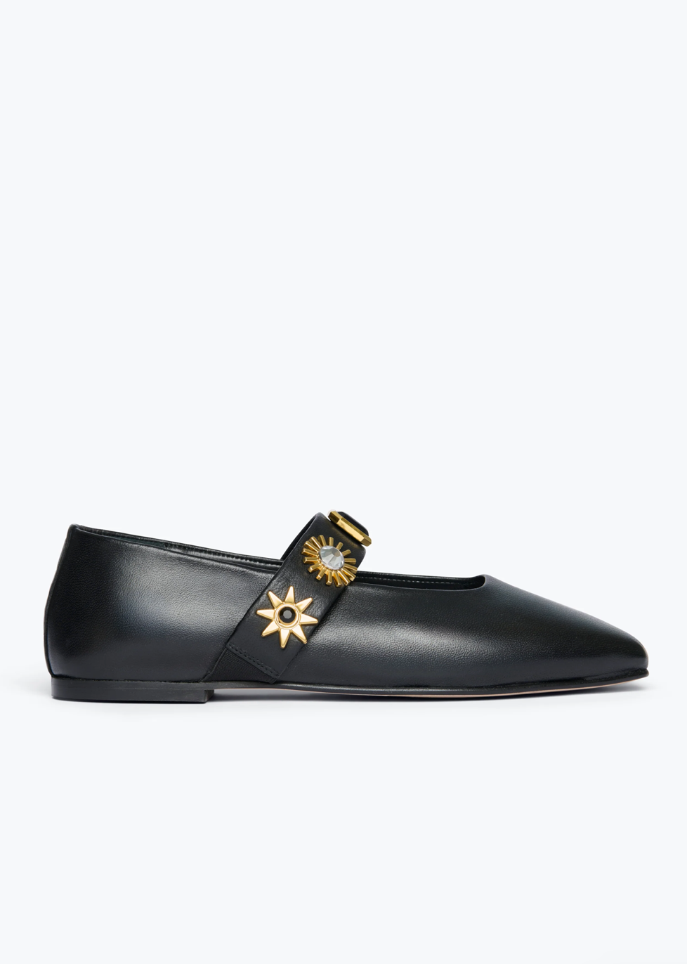 Jasmine Embellished Mary Jane Flats – ELI