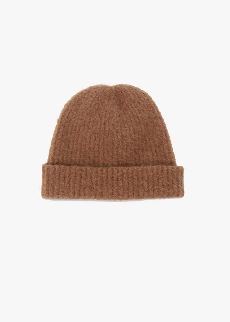 NWOT Janessa Leone Piper Beanie in Whiskey OS Janessa Leone Piper Beanie - Whiskey | Garmentory main image 2