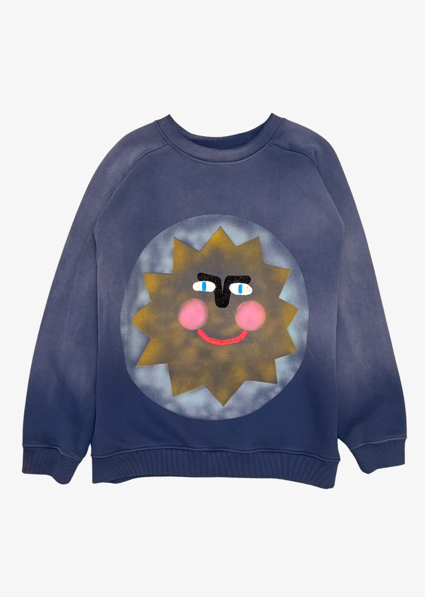 Monostereo Winter Sun Sport Crew in Deep Blue