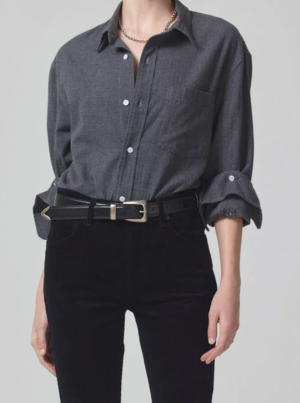 Kayla Shirt in Heron Grey