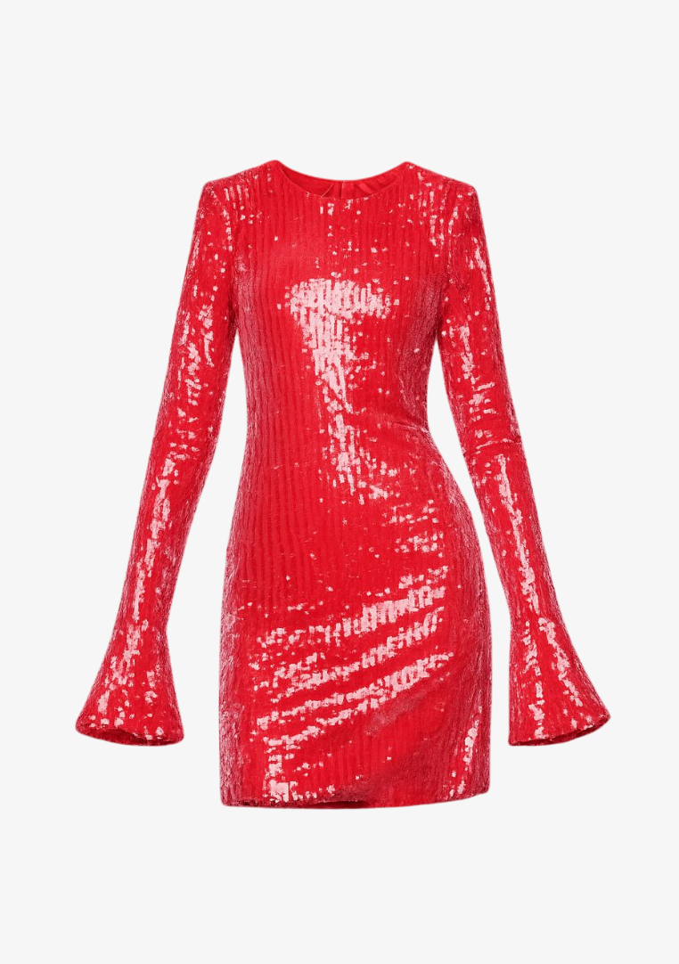 Sequins Longsleeve Mini Dress