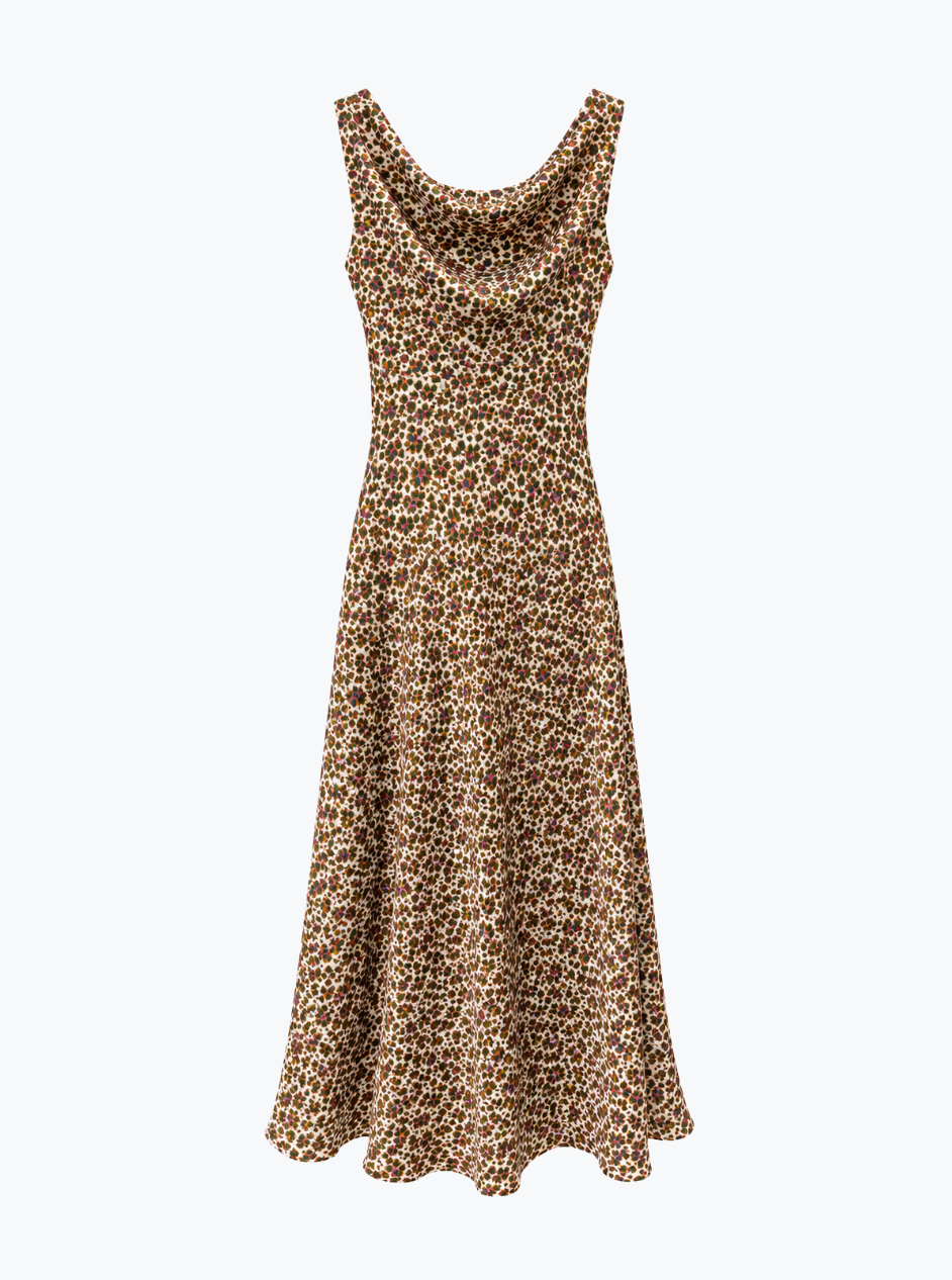 Vivi Floral Silk Dress