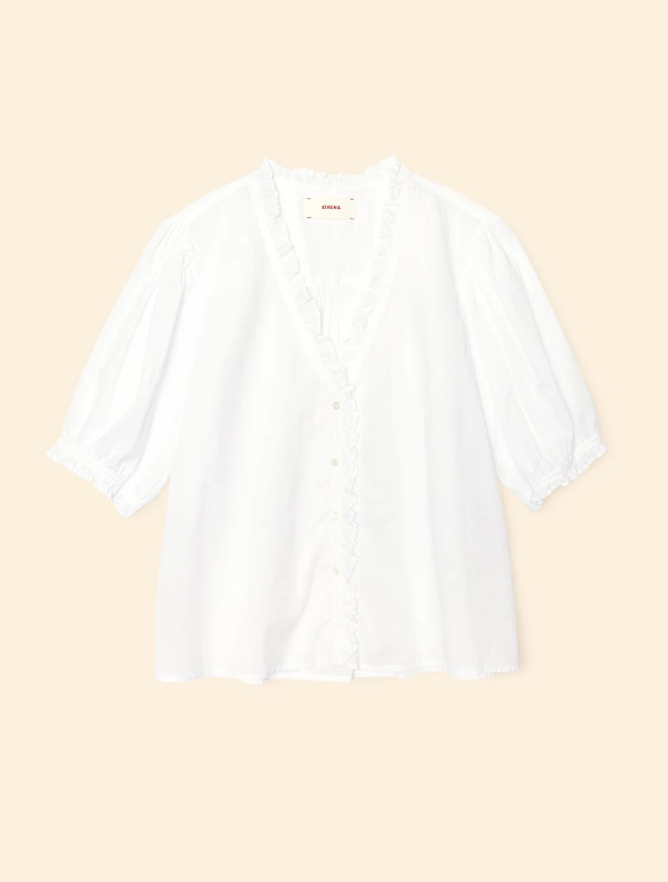 Jenna Shirt in White – ELI