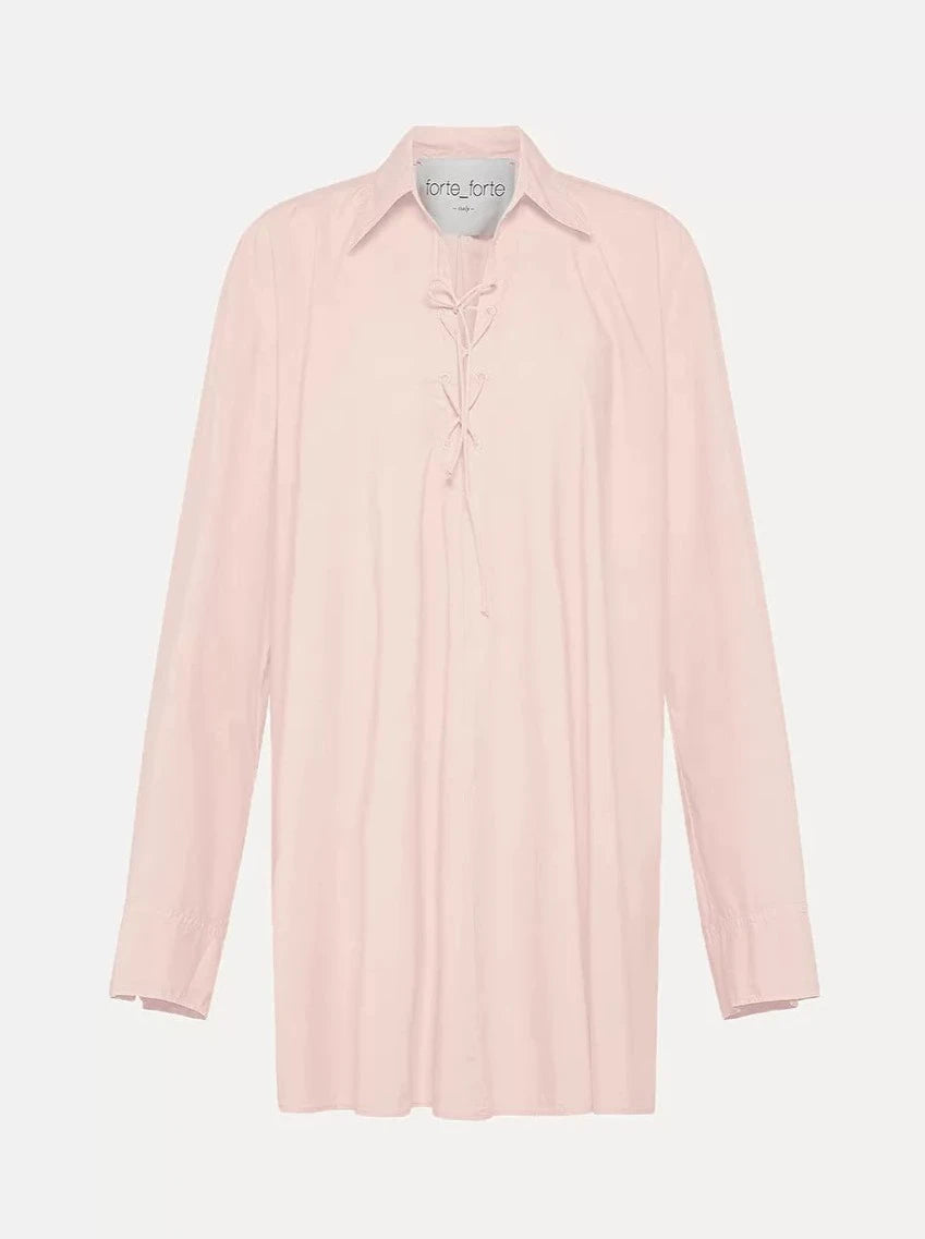 Oversized Cotton Poplin Shirt Dress