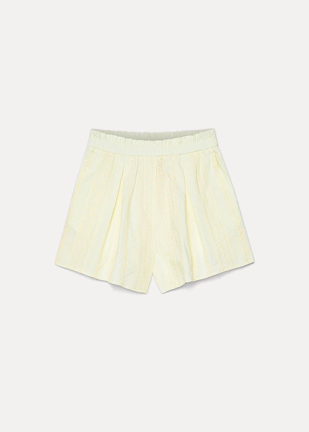 forte forte 14842 Les Fleurs Embroidery Poplin Shorts