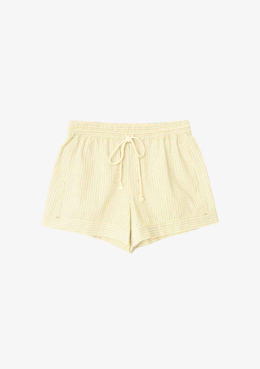 xirena womens cotton Gabby Short in Citrine Stripe