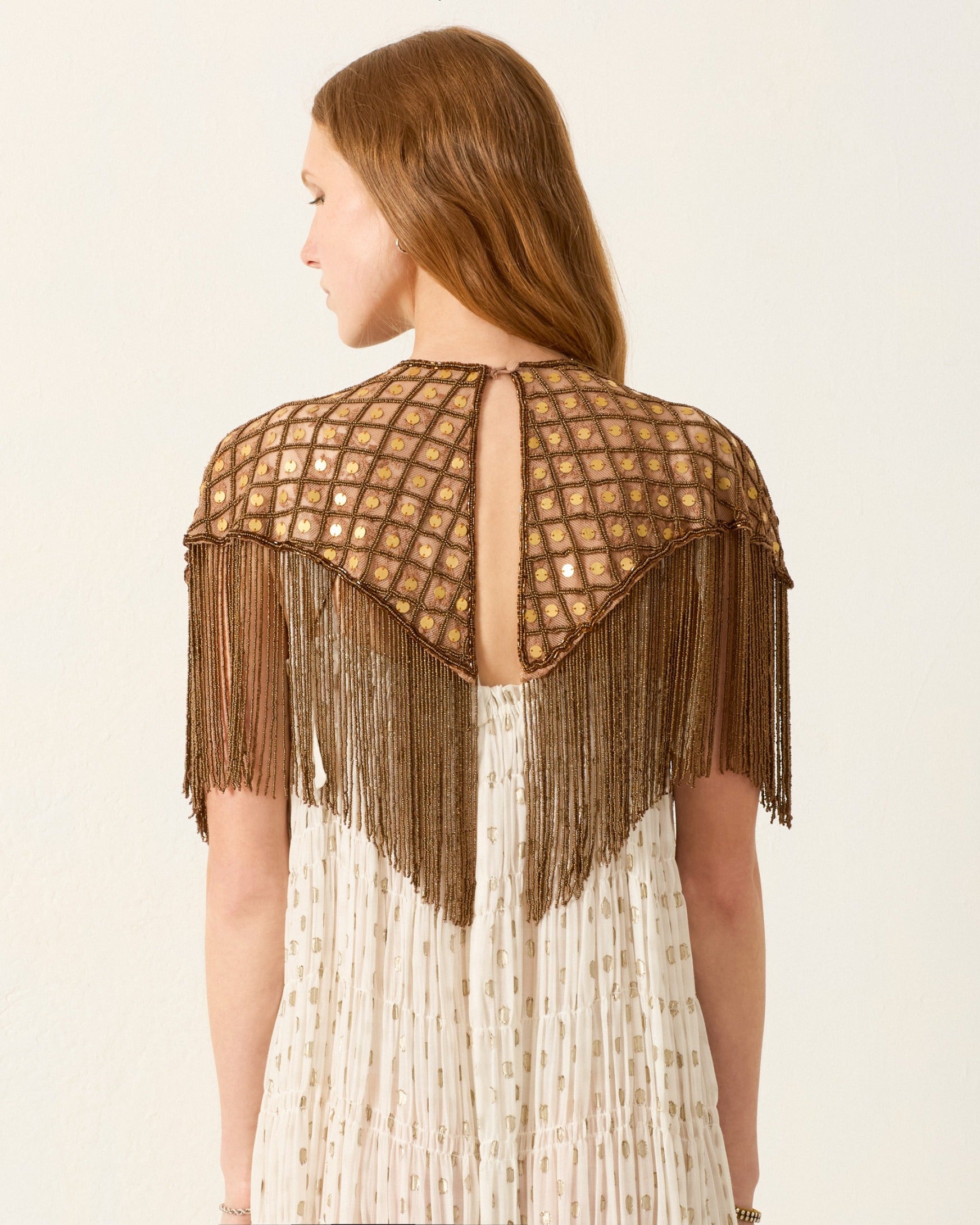 Flou Bronze Mist Capelet