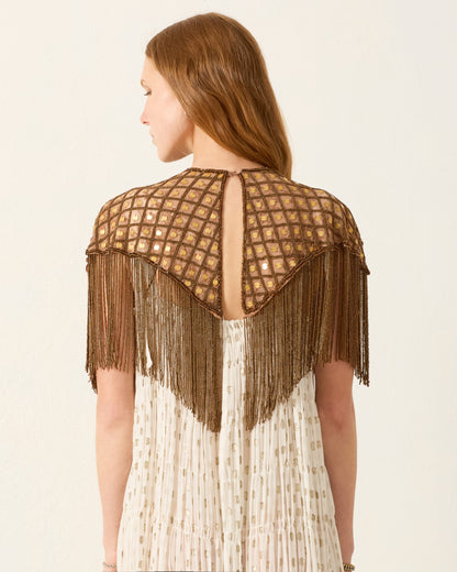 Flou Bronze Mist Capelet
