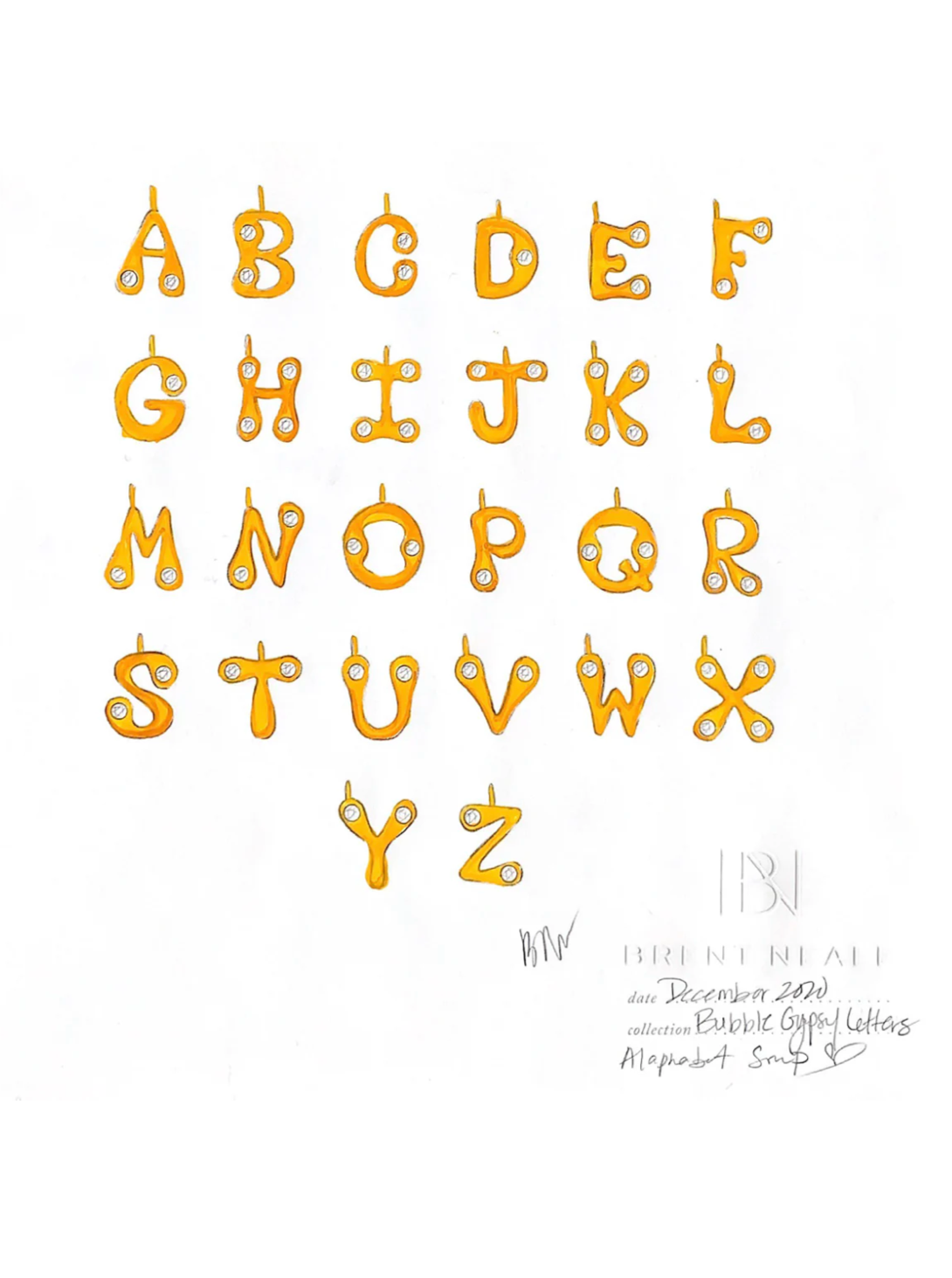 Bubble Pendant Necklace with Diamonds