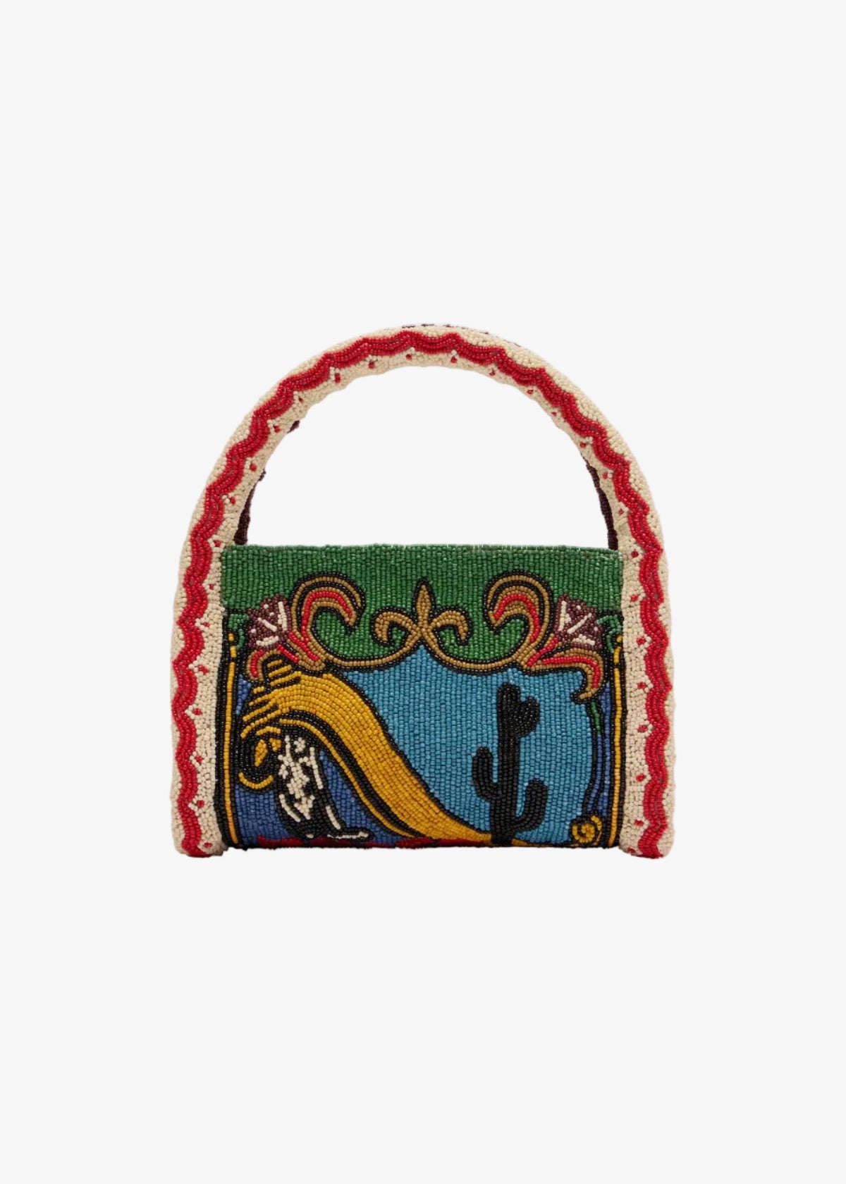 ACE BEADED BARREL BAG