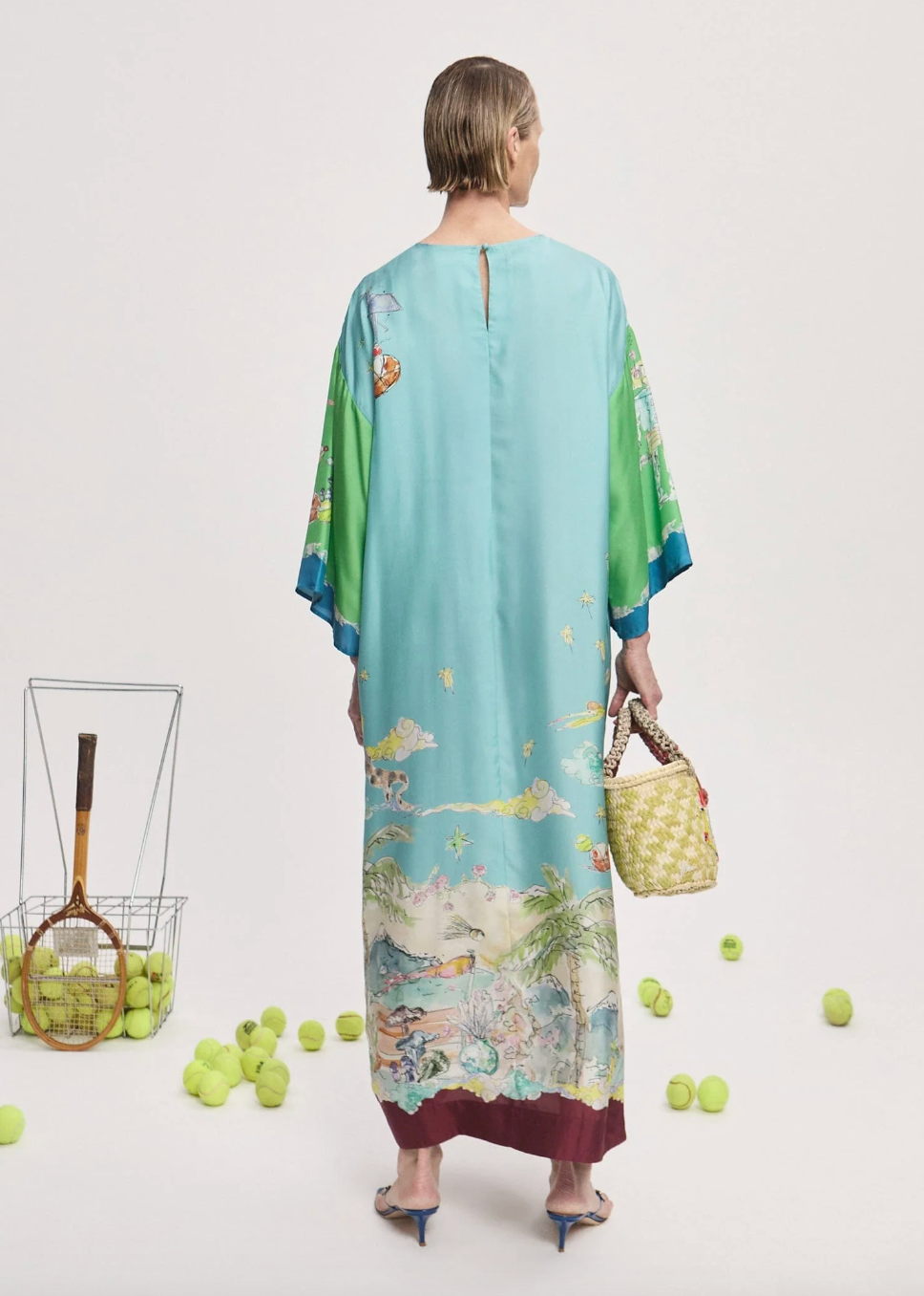 Daria Silk Midi Dress ELI Daria Silk Midi Dress ELI