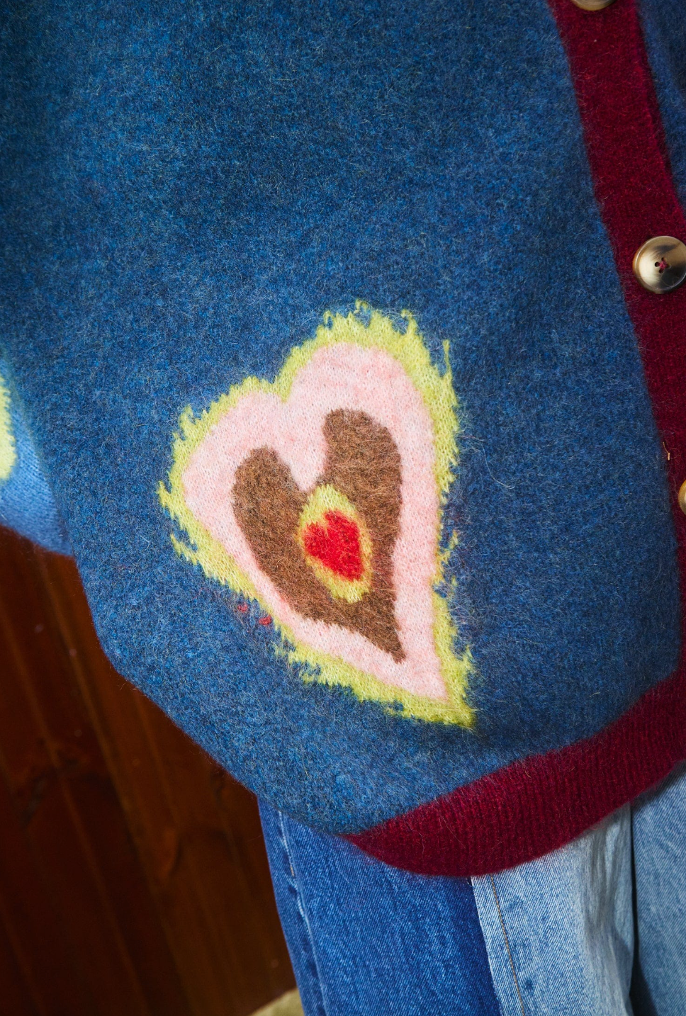 Details of Alemais Mohair Fredo Cardigan