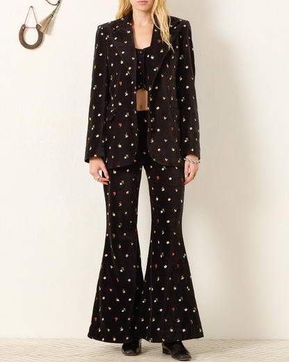 Alix of Bohemia Afternoon Onyx Bouquet Blazer