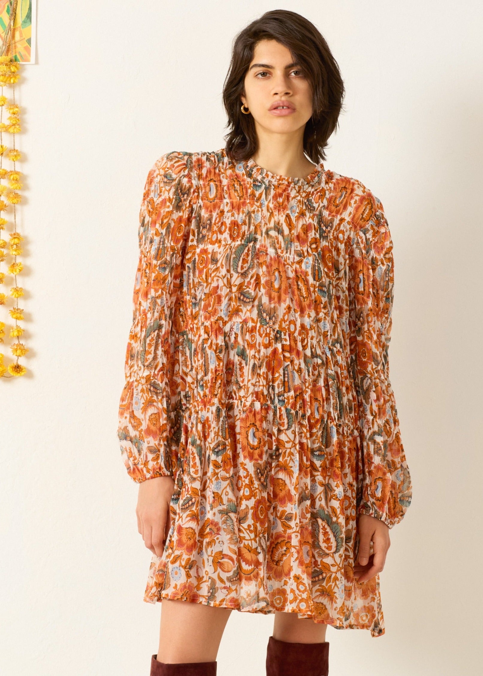 Alix of Bohemia Juno Topaz Flower Dress