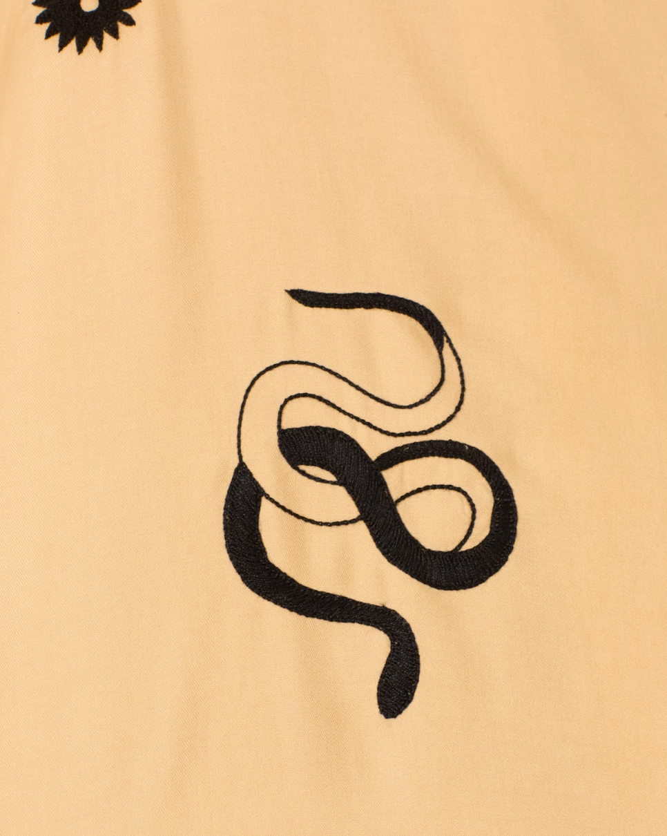 Details of Alix of Bohemia Patti Desert Tattoo Shirt