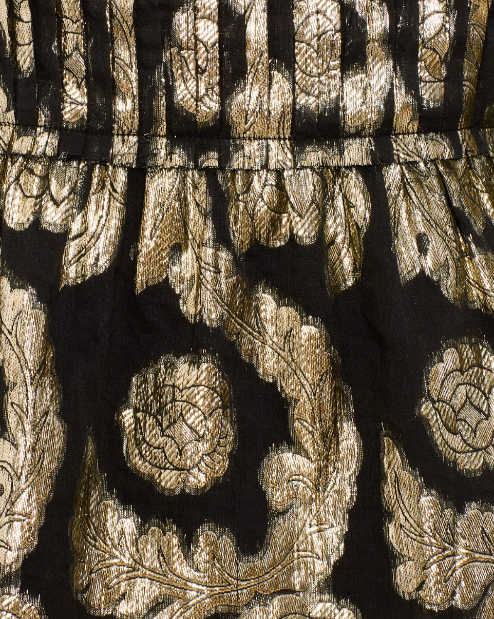 Details of Alix of Bohemia Priya Gunmetal Lurex Top