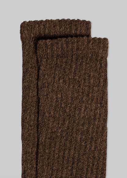 American trench Marls Socks in Brown