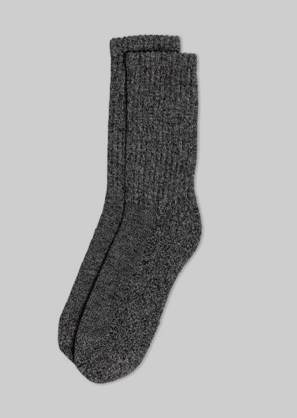 American trench Marls Socks in Charcoal