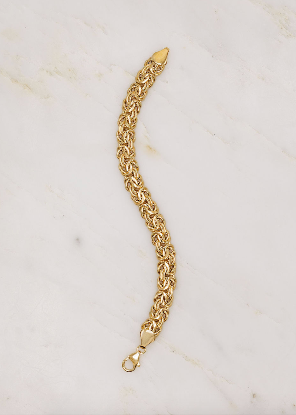 Azlee fine jewelry 18k Yellow Gold Empress Bracelet