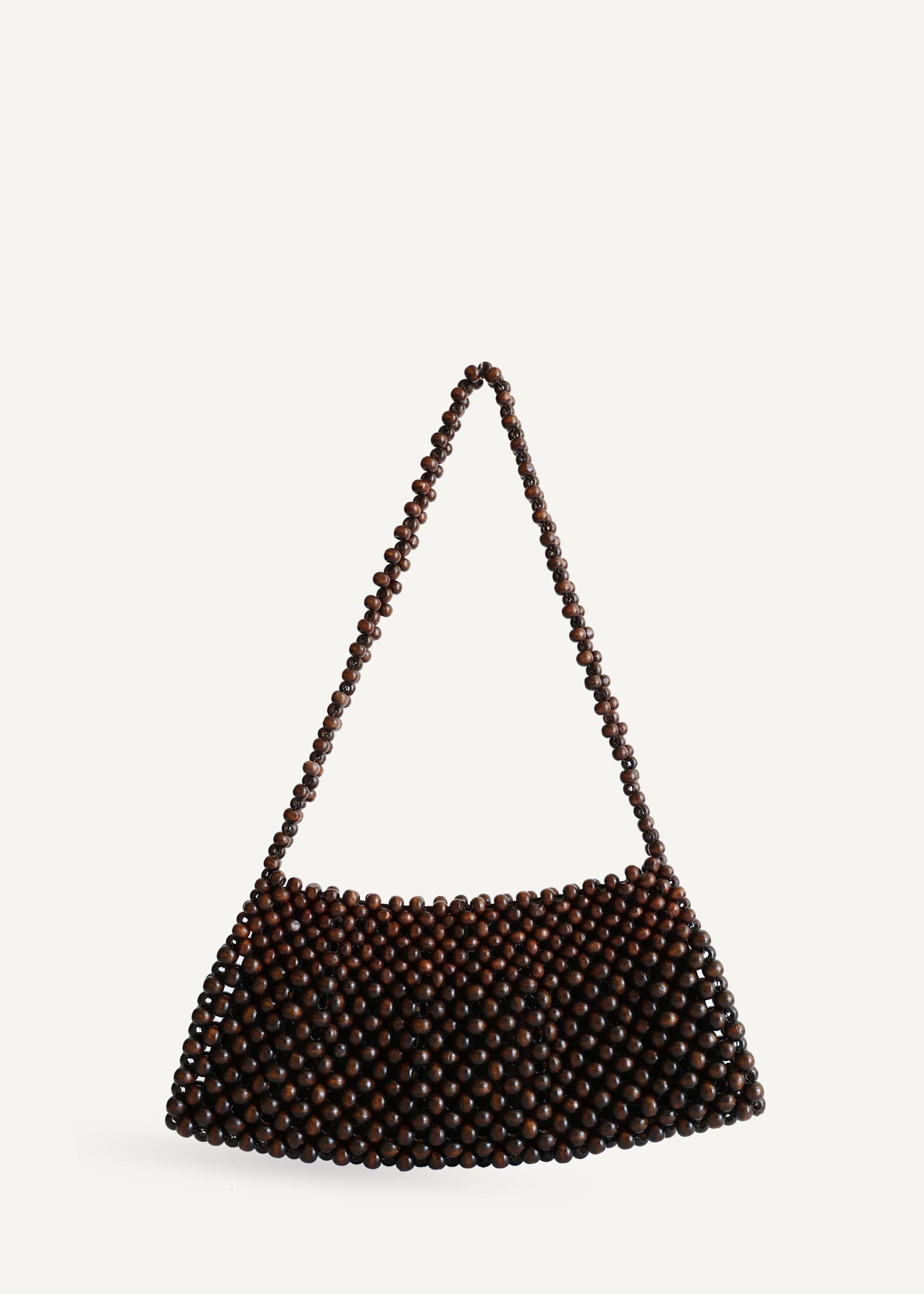 BEMBIEN-Terra beaded bag-Brown