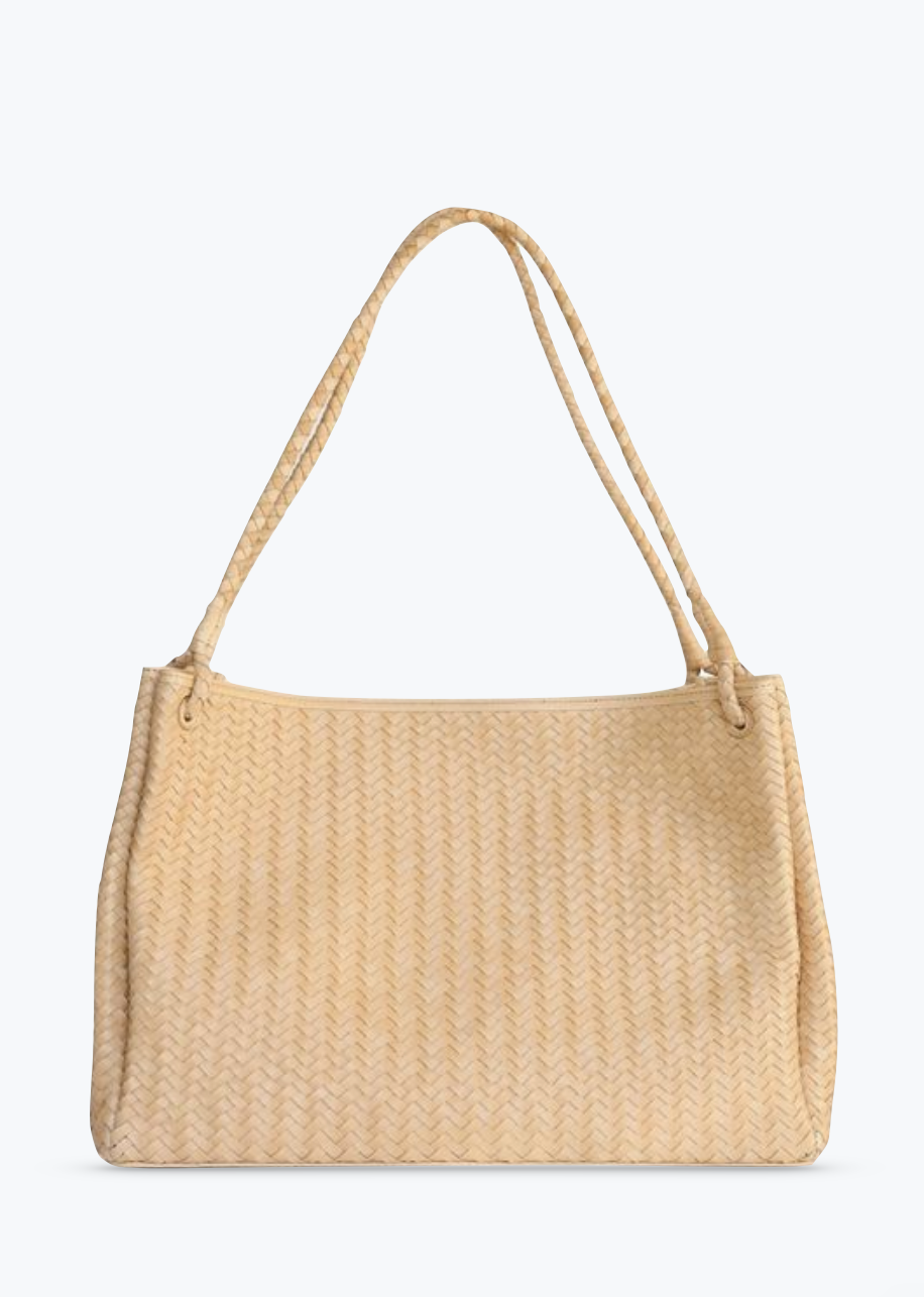 Bembien Lux Tote in Caramel woven leather