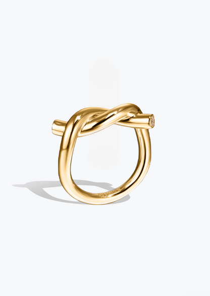 Boochier All Gold Ties Ring