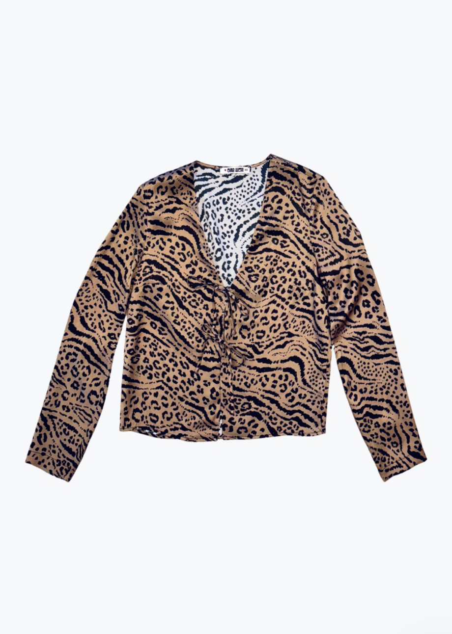 CIao Lucia Pia Top in Leopard Silk