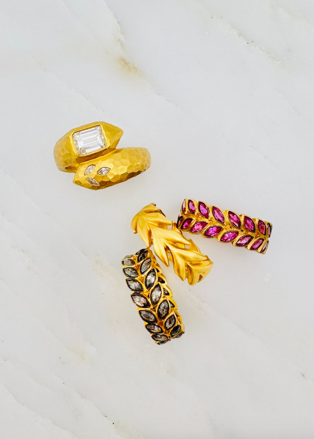 Cathy Waterman fine jewelry rings