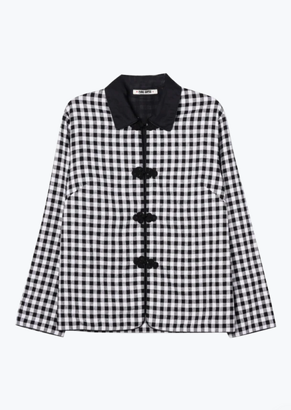 Ciao Lucia Anja Gingham Jacket