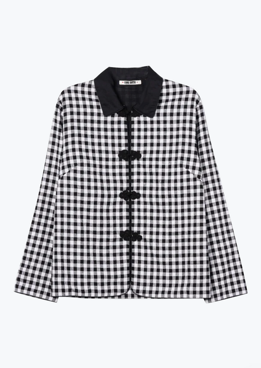 Ciao Lucia Anja Gingham Jacket