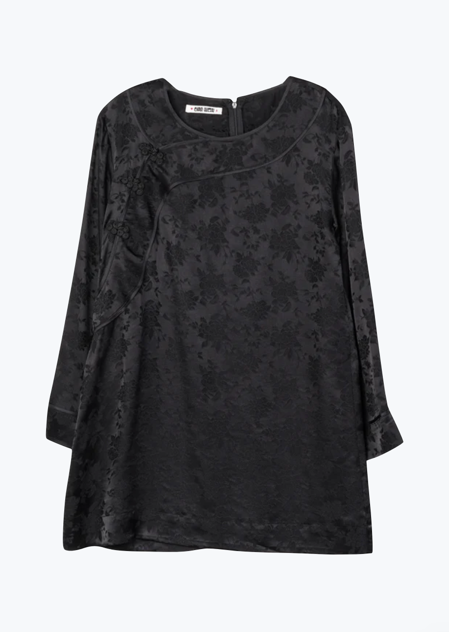 Ciao Lucia Loa Jacquard Silk Dress