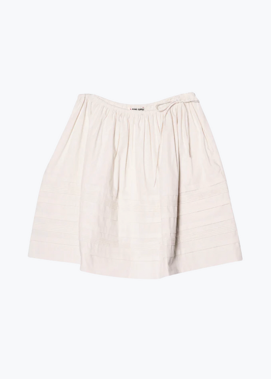 Ciao Lucia Women's Bria Cotton Poplin Skirt in Ivory