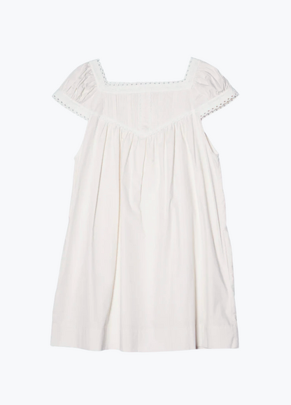 Ciao Lucia Women's Brynn Cotton Poplin Dress in Ivory