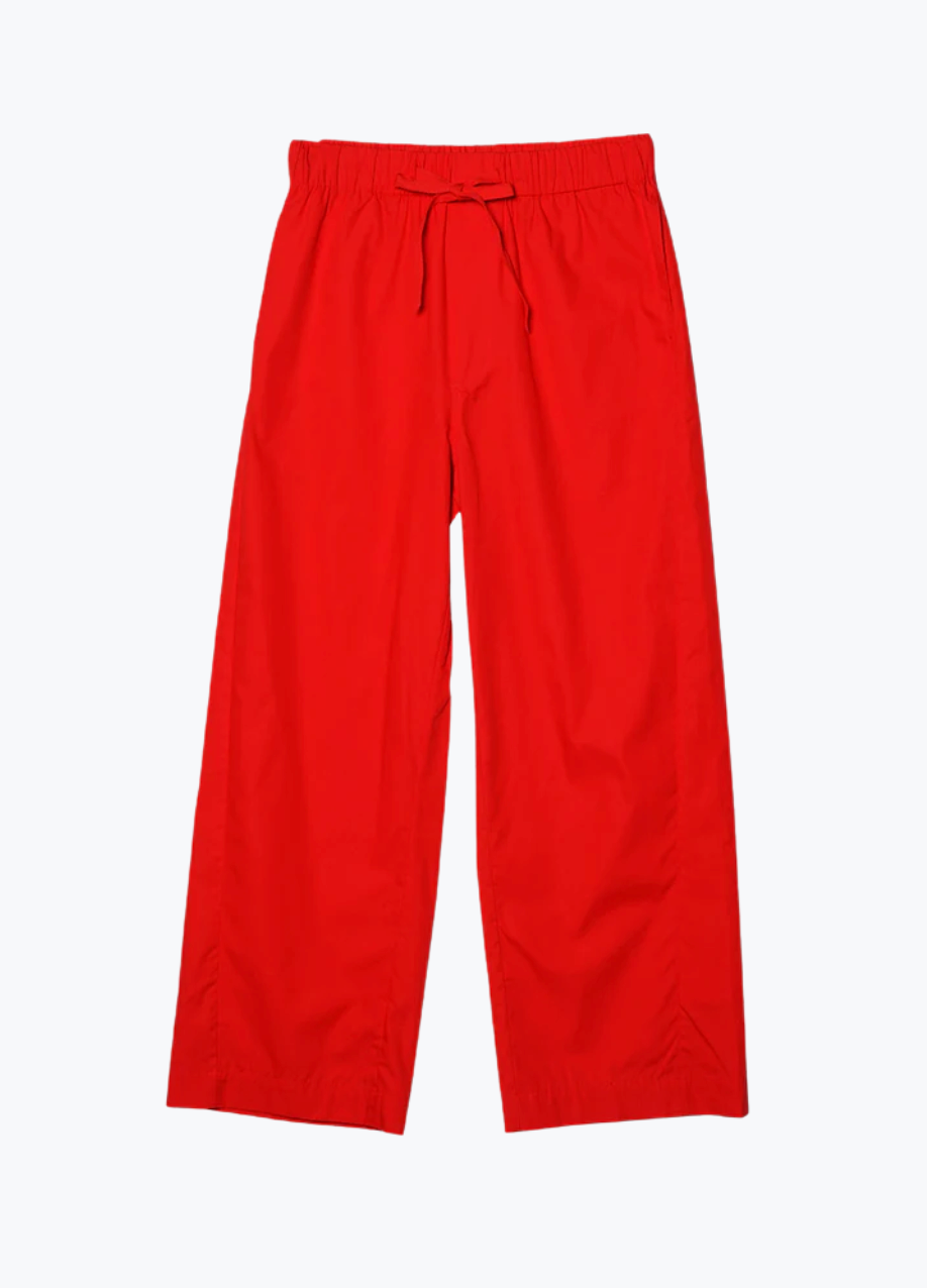 Ciao Lucia Women's Dania Cotton Poplin Pant in Red