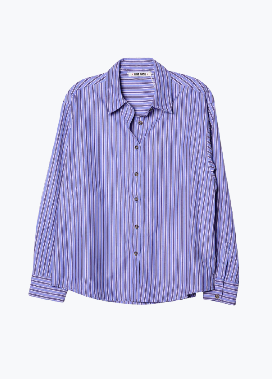 Ciao Lucia Women's Indra Shirting Shirt in Stripe