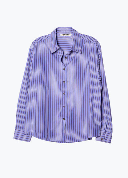 Ciao Lucia Women's Indra Shirting Shirt in Stripe