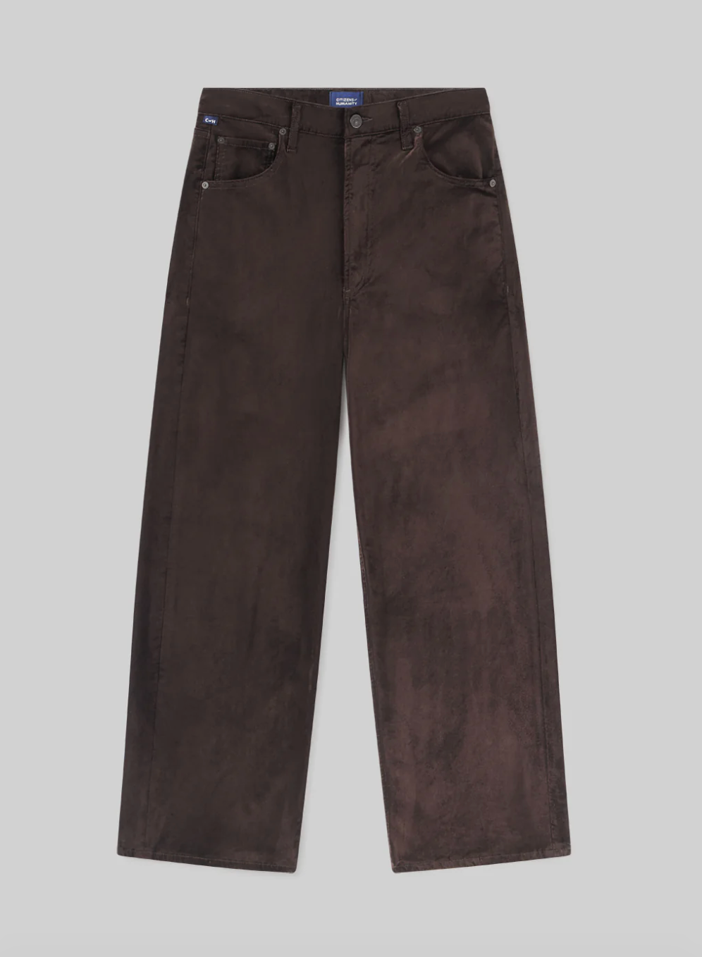 Citizens of Humanity womens Ayla Baggy Velvet in Espresso