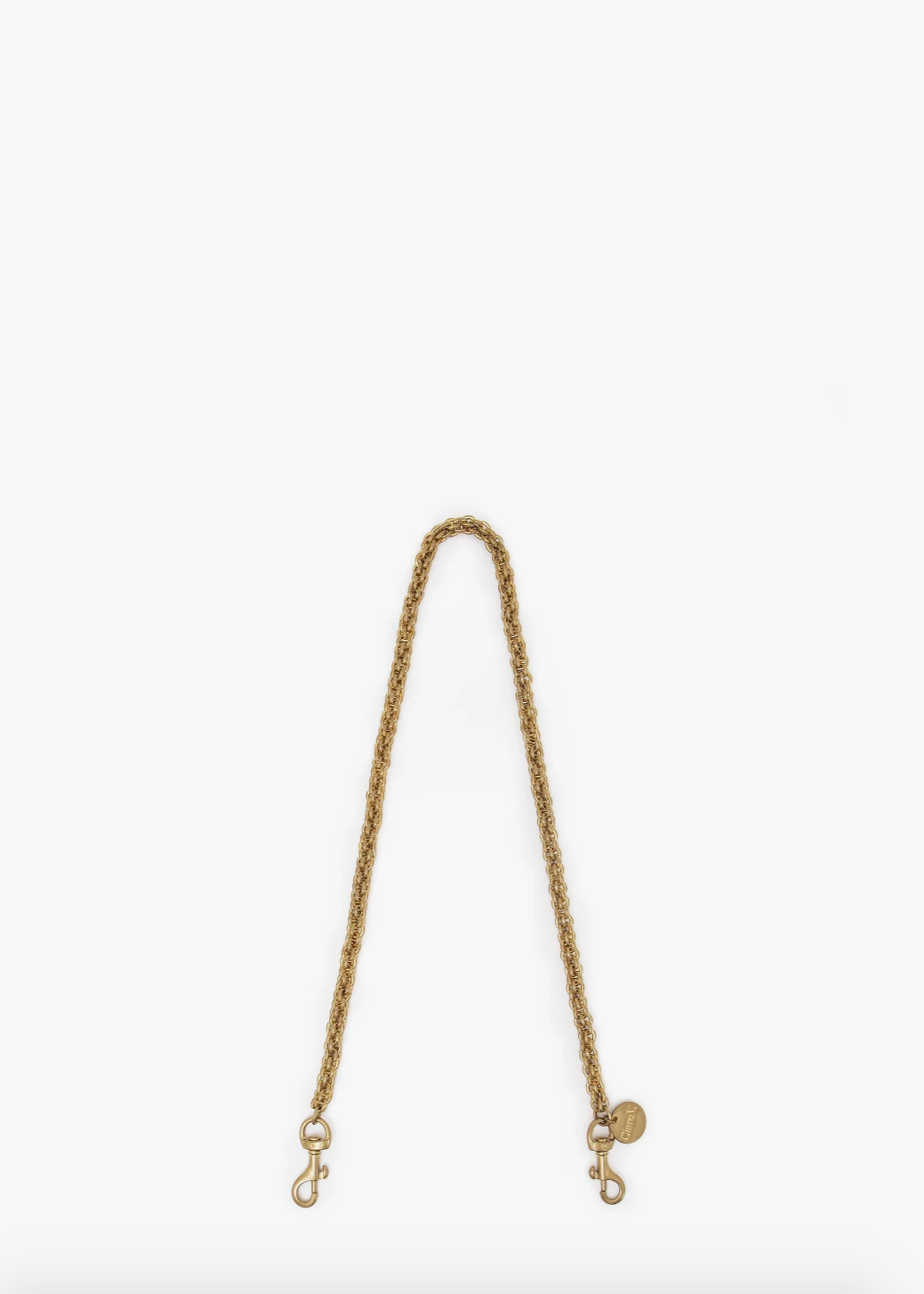 Clare V Italian Brass Chain Shoulder Strap