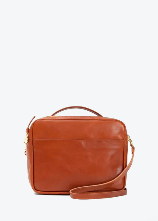 Clare V Mirabel Bag in Miel Rustic