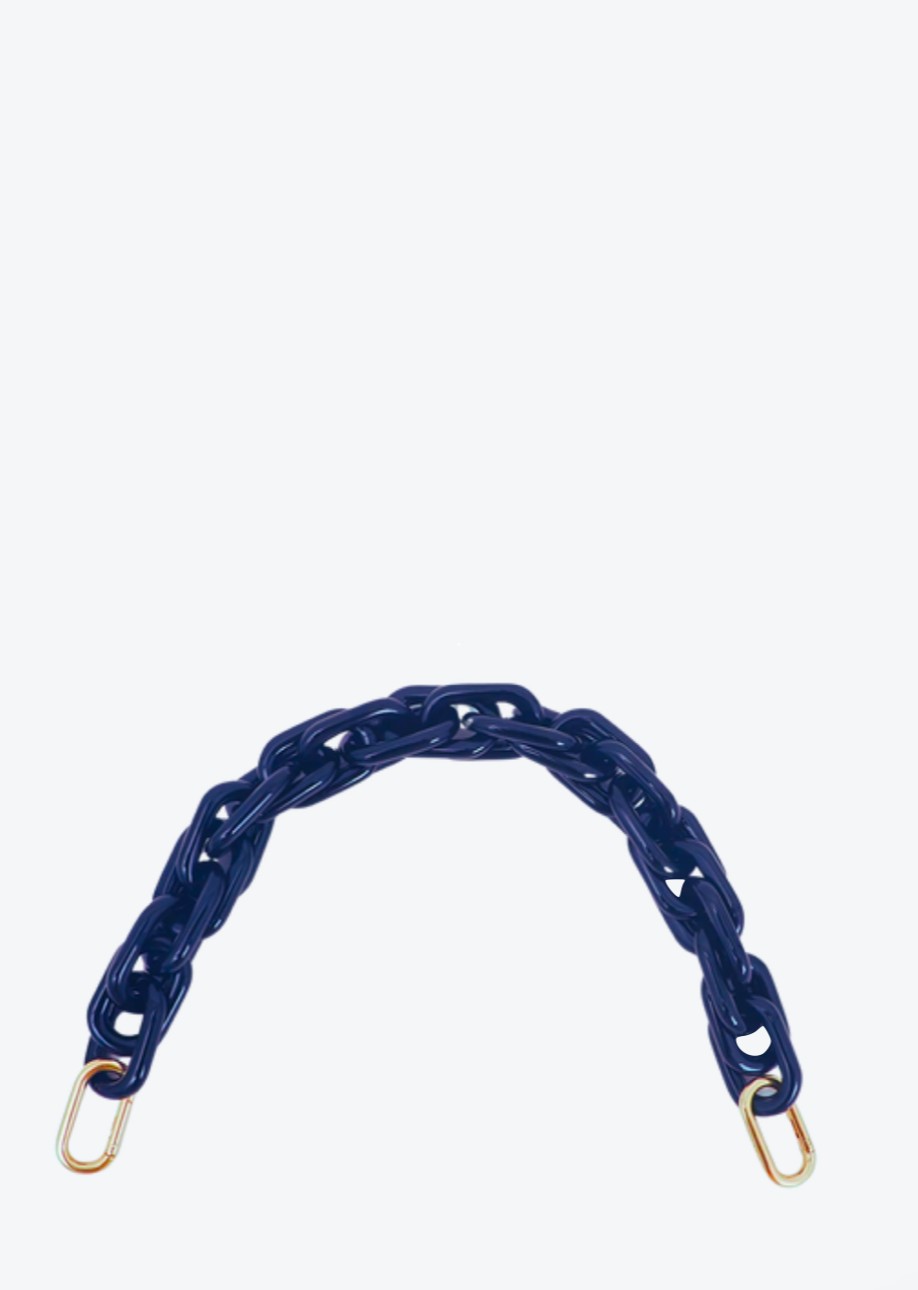 Clare V Shortie Bag Strap in Navy Resin