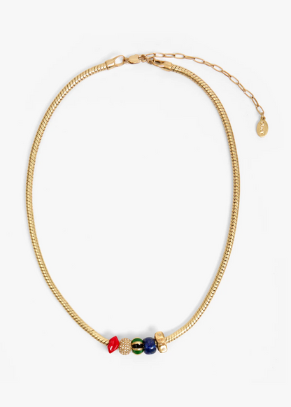 Clare V womens Bien Bead Necklace