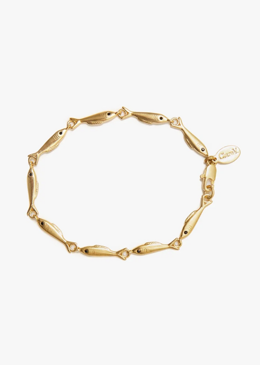 Clare v Sardine Link Chain Bracelet