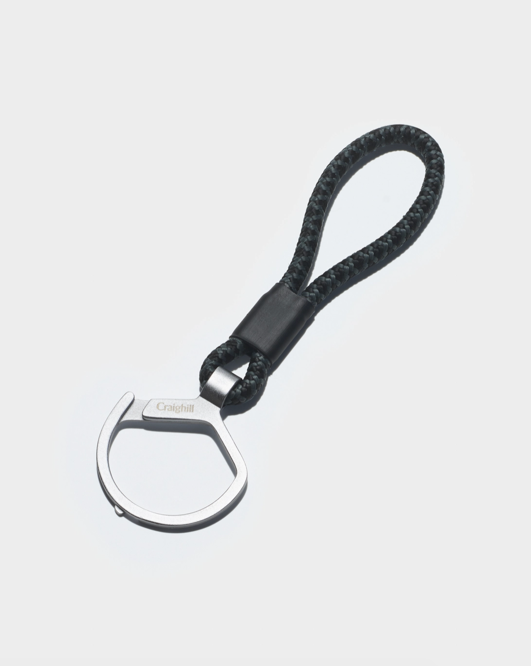 Craighill Rope Split Key Ring - Black