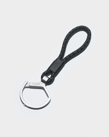Craighill Rope Split Key Ring - Black