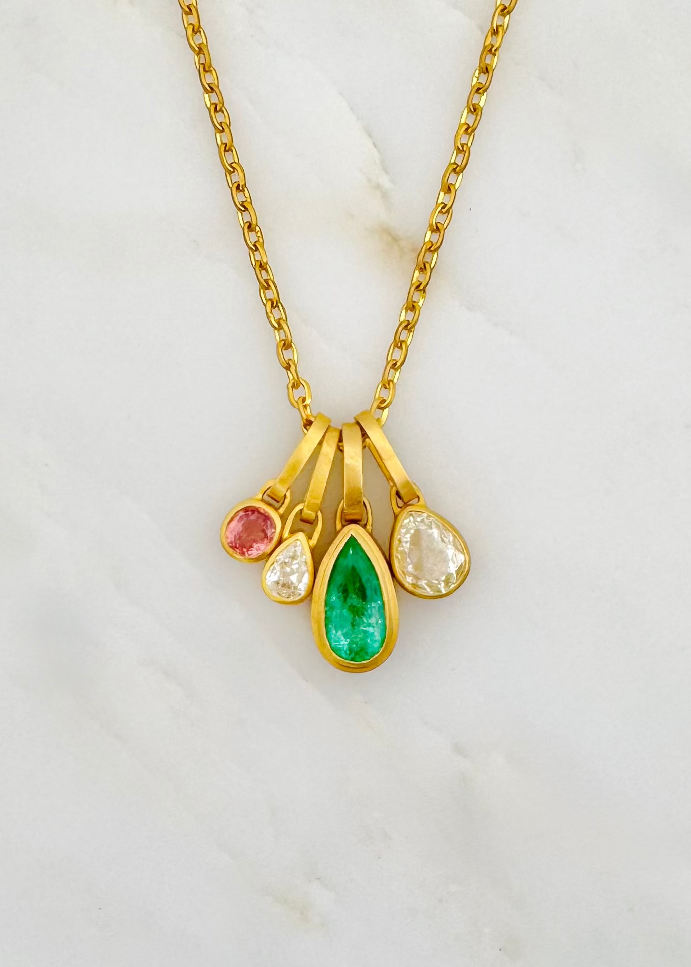 Darius jewels 18k yellow gold One-of-a-Kind Gemstone Pendants