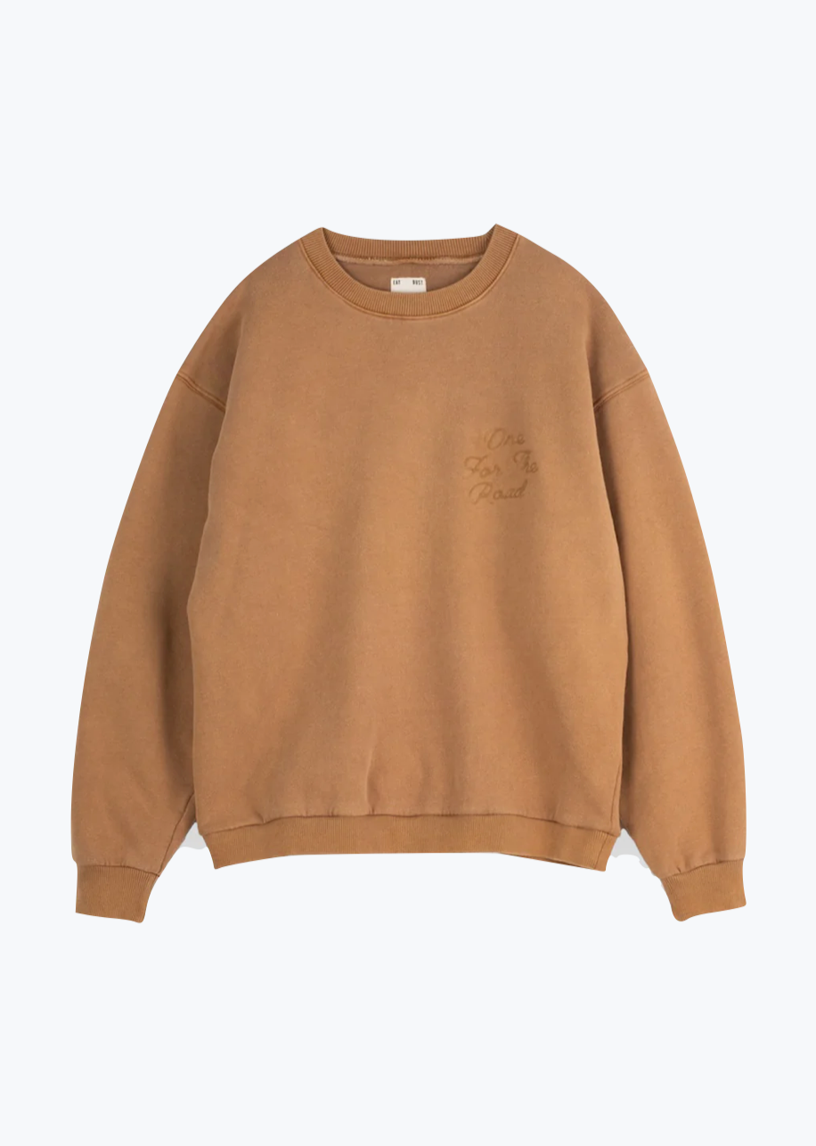 Eat Dust Mens Unisex Detroit Sweater in Sugar