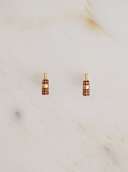 Wine Bottle Stud (Single Stud)
